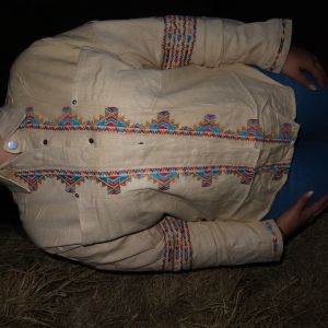 Jaqueta Jeans bordada