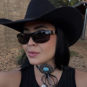 Choker pedra azul turquesa