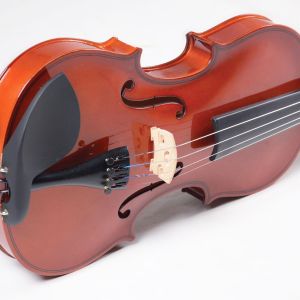 VIOLINO VIVACE 1/2 COMPLETO COM ESTOJO ARCO E BREU MOZART MO-12 VERNIZ BRILHANTE INFANTIL