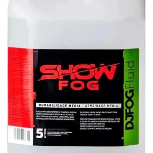 LIQUIDO PARA MAQUINA DE FUMAÇA SHOW FOG 5 LITROS NEUTRO