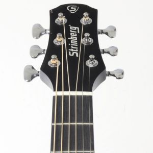 VIOLÃO STRINBERG ELETROACÚSTICO FOLK COM EFEITOS SD-301 HCR TOBACCO SATIN COM BAG LUXO