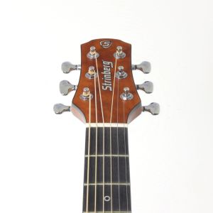 VIOLÃO STRINBERG ELETROACÚSTICO FOLK COM EFEITOS SD-301 HCR MAHOGANY SATIN COM BAG LUXO
