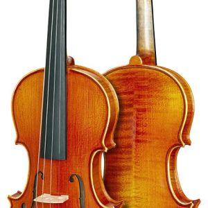 VIOLINO EAGLE MASTER VE-145 TAMPO DE ABETO MACIÇO E FUNDO BIPARTIDO DE MAPLE MACIÇO TAMANHO 4/4