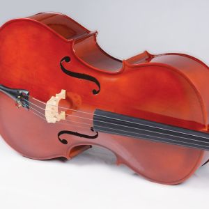 VIOLONCELO VIVACE 4/4 COMPLETO COM CAPA, ARCO E BREU MOZART CMO-44 VERNIZ BRILHANTE