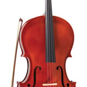 VIOLONCELO VIVACE 4/4 COMPLETO COM CAPA, ARCO E BREU MOZART CMO-44 VERNIZ BRILHANTE