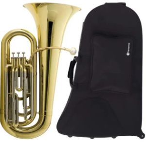 TUBA HARMONICS SIB 3 PISTOS HBB-L332L - 3/4 Laqueada