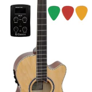 VIOLAO GIANNINI ELETROACUSTICO NYLON GNF-1D CEQ NG BRILHANTE