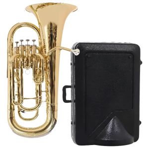 EUFONIO ZELLMER BOMBARDINO 4 PISTOS - ZEP-600L  - EM SI BEMOL LAQUEADO COM ESTOJO