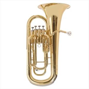 EUFONIO ZELLMER BOMBARDINO 4 PISTOS - ZEP-600L  - EM SI BEMOL LAQUEADO COM ESTOJO