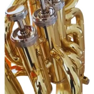 EUFONIO ZELLMER BOMBARDINO 4 PISTOS - ZEP-600L  - EM SI BEMOL LAQUEADO COM ESTOJO