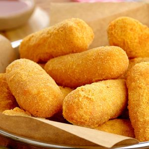 3 Queijo com Milho Provolone, mussarela, catupiry e milho ( unidade )